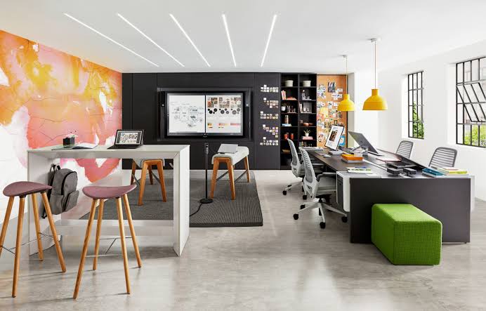 A modern connected smart workspace